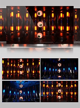 led扥光視頻素材
