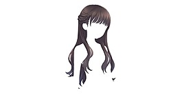 卡通人物發(fā)型插畫png元素