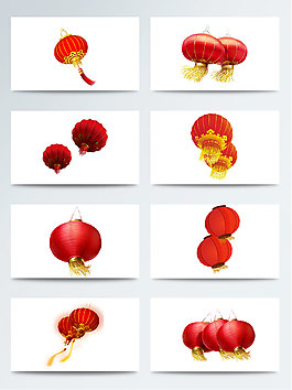 红色喜庆灯笼素材