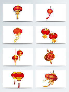 喜庆红色灯笼素材