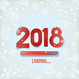 2018元旦春節藝術字