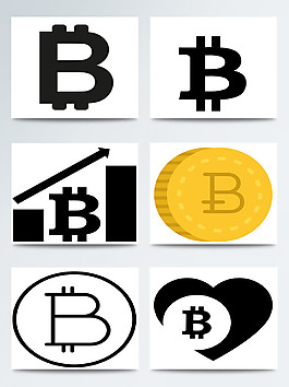 圖標(biāo)比特幣素材集合