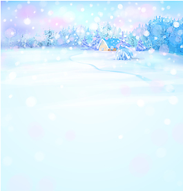 精美白雪唯美背景