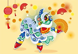 春節(jié)新年紅色手繪中國風(fēng)