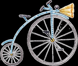 自行車簡(jiǎn)約裝飾素材