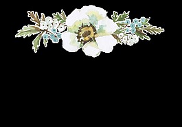 花環(huán)標(biāo)題裝飾素材