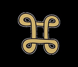 手绘卡通图案原宿风透明素材
