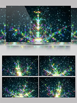 金色星光宇宙視頻素材