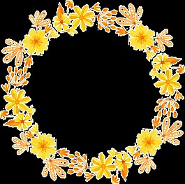 創(chuàng)意花環(huán)設(shè)計(jì)裝飾素材