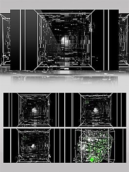 白色星際光束視頻素材