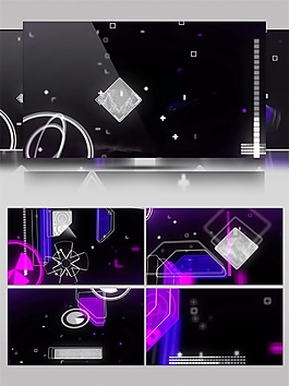紫色宇宙光束視頻素材