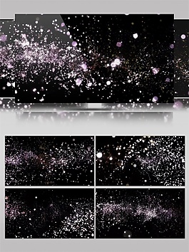 白光夢幻宇宙視頻素材