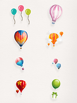 可愛白色云朵透明裝飾素材合集