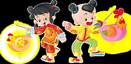 中國風(fēng)新年人物元素