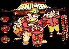 中國(guó)風(fēng)喜慶新年元素設(shè)計(jì)
