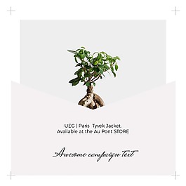 植物明信片psd源文件