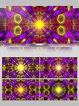 金色花紋視頻素材