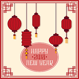 中國風(fēng)新年元素邊框