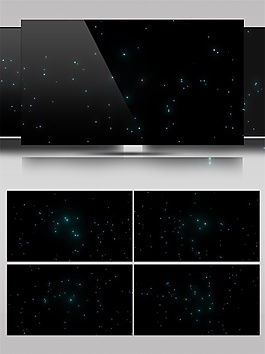 蓝光星球光束视频素材