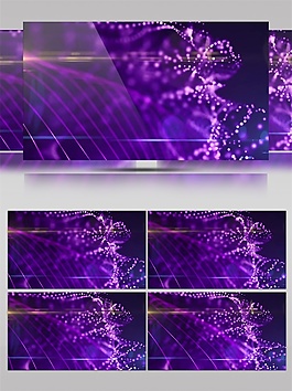 紫色風(fēng)琴光束視頻素材