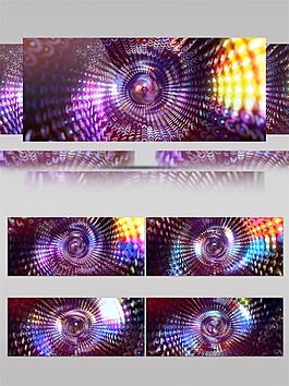 迷幻漩渦隧道視頻素材