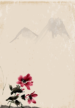矢量古典中國(guó)風(fēng)彩繪背景