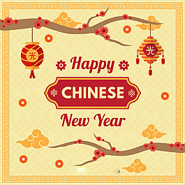 創(chuàng)意簡約新年海報(bào)