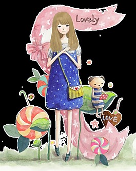 唯美童話人物元素設(shè)計(jì)