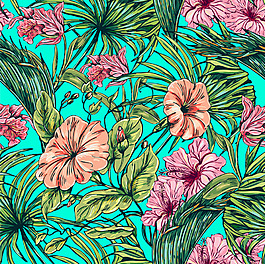 清新手繪花朵插畫(huà)