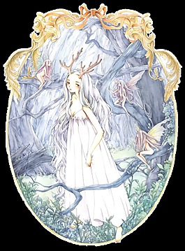 彩繪花仙子圖案元素設(shè)計(jì)