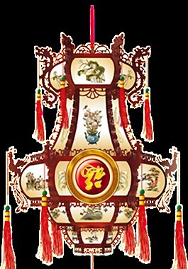 創(chuàng)意元宵花燈裝飾元素