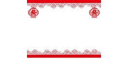 紅色中國(guó)剪紙畫png元素