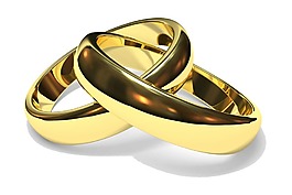 金色黃金戒指png元素