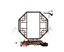 创意建筑风格装饰png元素