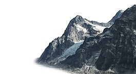巍峨高山png元素
