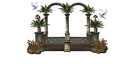 綠色植物裝飾png元素