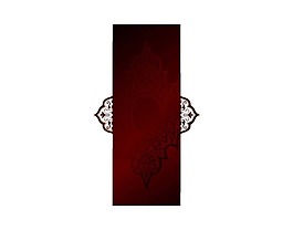 紅色長方形裝飾物png元素