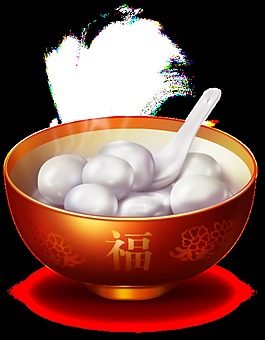 元宵湯圓裝飾元素設計