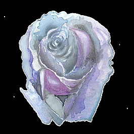 手繪一個花包菜透明素材png