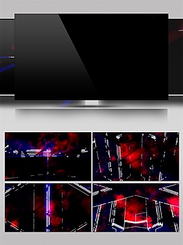 紅色光霧星際動(dòng)態(tài)視頻素材
