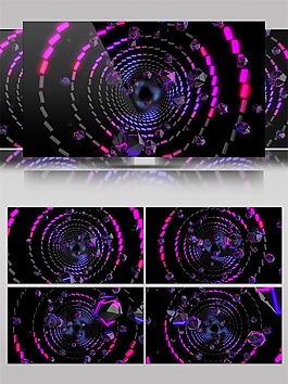 紫光螺旋衛(wèi)星動(dòng)態(tài)視頻素材