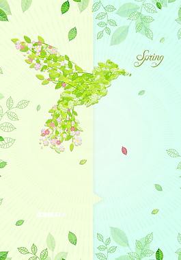 春暖花開春季促銷海報(bào)背景設(shè)計(jì)