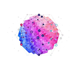 創(chuàng)意粒子分子png元素