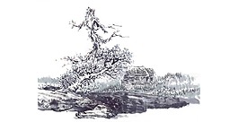 中國風(fēng)水墨畫png元素