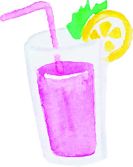 柠檬夏日矢量素材