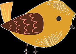 手繪卡通小鳥(niǎo)免扣小鳥(niǎo)素材
