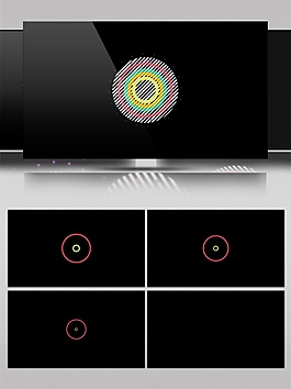 黃色光束舞臺(tái)視頻素材