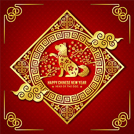 創(chuàng)意狗年海報(bào)設(shè)計(jì)