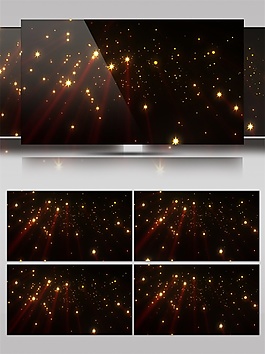 紅色星光宇宙視頻素材