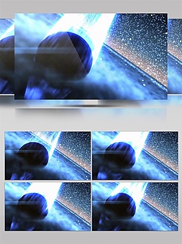 藍(lán)光宇宙光束視頻素材